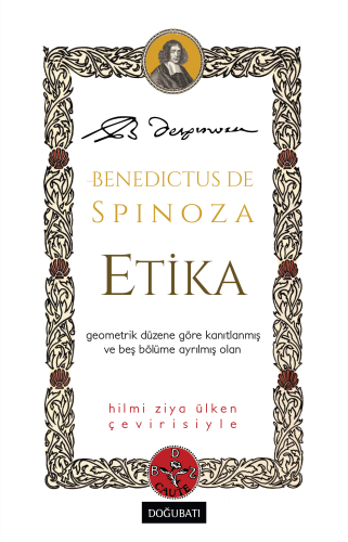 Etika ;Benedictus de Spinoza - Kitapiks.com