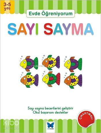 Evde Öğreniyorum - Sayı Sayma (3-5 Yaş) - Kitapiks.com