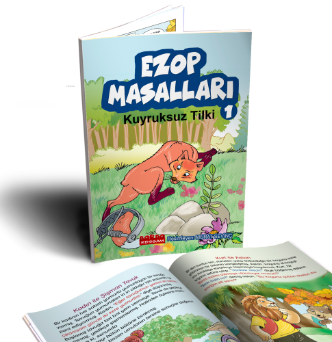 Ezop Masalları 1 / Kuyruksuz Tilki (Renkli Resimli 7+Yaş) - Kitapiks.c