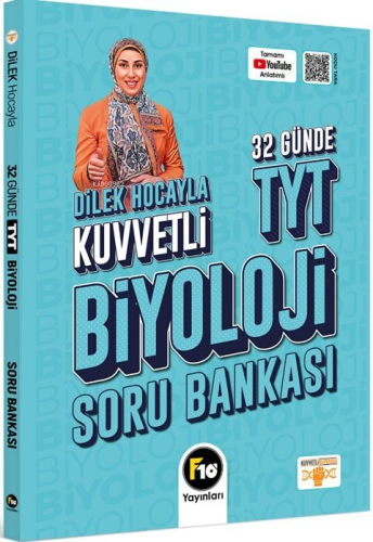 F10 Yayınları TYT Biyoloji Dilek Hocayla 32 Günde Soru Bankası - Kitap