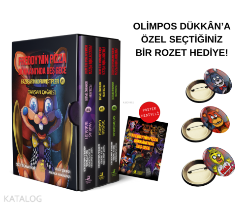 Fazbearın Korkunç Tipleri 3 Kitaplık Set (4-5-6) - Kitapiks.com