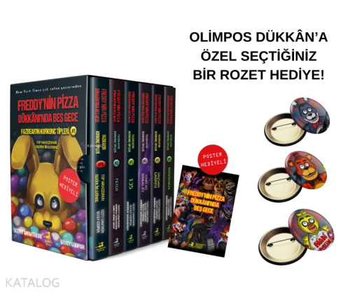 Fazbearın Korkunç Tipleri 6 Kitap Set(1-2-3-4-5-6) - Kitapiks.com