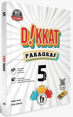 Fi Yayınları 5. Sınıf Dikkat Paragraf Soru Bankası - Kitapiks.com