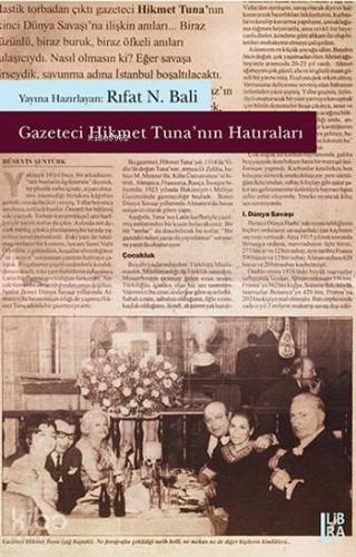 Gazeteci Hikmet Tuna'nın Hatıraları - Kitapiks.com