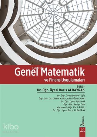Genel Matematik ve Finans Uygulamaları - Kitapiks.com