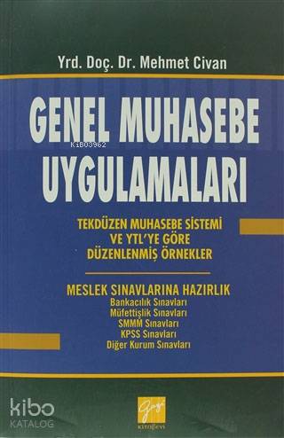 Genel Muhasebe Uygulamaları - Kitapiks.com