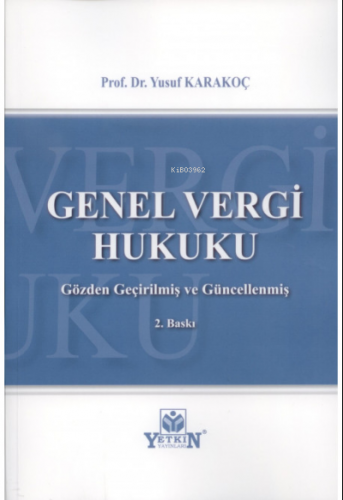 Genel Vergi Hukuku - Kitapiks.com