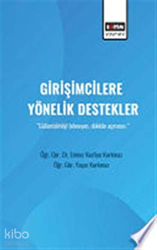 Girişimcilere Yönelik Destekler - Kitapiks.com
