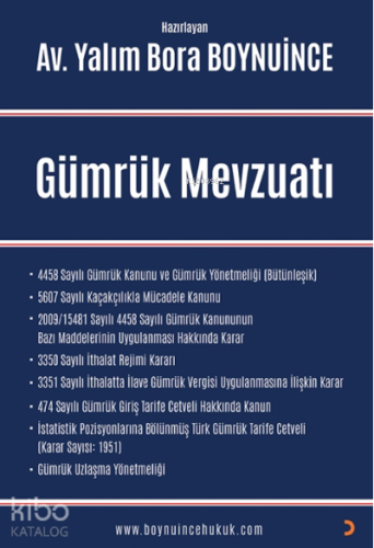 Gümrük Mevzuatı - Kitapiks.com