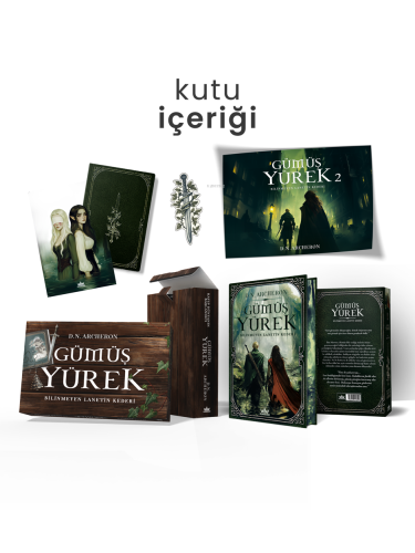 Gümüş Yürek 2: Bilinmeyen Lanetin Kederi (Ciltli Özel Kutulu Set) - Ki