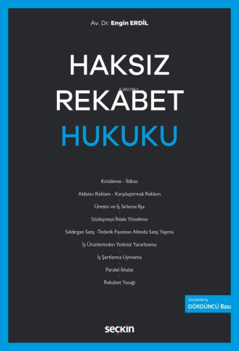 Haksız Rekabet Hukuku - Kitapiks.com