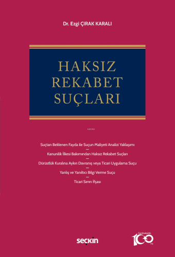 Haksız Rekabet Suçları - Kitapiks.com