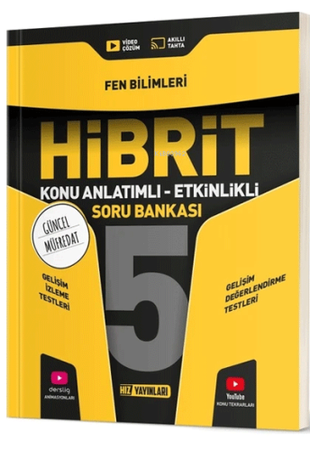 Hız Yayınları 5. Sınıf Fen Bilimleri Hibrit - Konu Anlatımlı Soru Bank