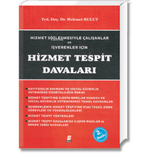 Hizmet Tespit Davaları - Kitapiks.com