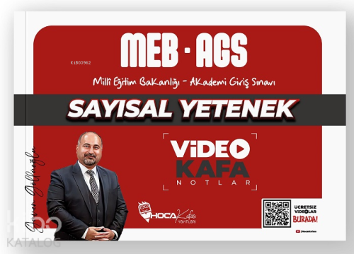 Hoca Kafası 2025 MEB-AGS Sayısal Yetenek Soru Bankası Çözümlü - Kitapi
