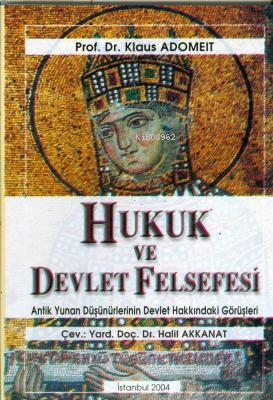 Hukuk ve Devlet Felsefesi - Kitapiks.com