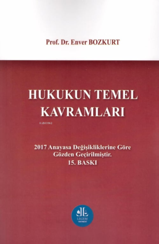 Hukukun Temel Kavramları - Kitapiks.com