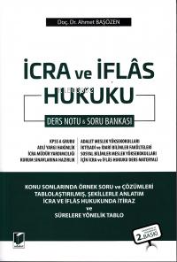 İcra ve İflas Hukuku Ders Notu % Soru Bankası - Kitapiks.com