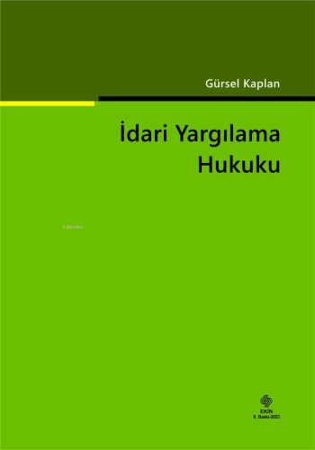 İdari Yargılama Hukuku - Kitapiks.com