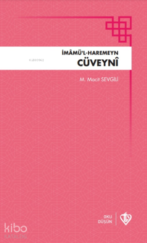 İmamül Haremeyn Cüveyni - Kitapiks.com