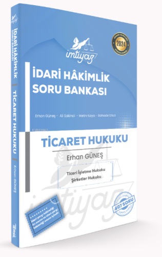 İmtiyaz İdari Hâkimlik Ticaret Hukuku Soru Bankası - Kitapiks.com