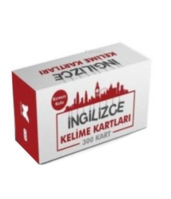 İngilizce Kelime Öğreten Kartlar - 300 Kart (Kırmızı) 3. Kutu