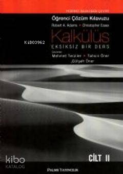 Kalkülüs 2; Öğrenci Çözüm Kitabı - Kitapiks.com