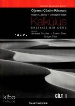 Kalkülüs Cilt I Öğr.Çözüm Kılavuzu - Kitapiks.com