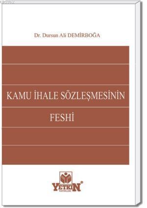 Kamu İhale Sözleşmesinin Feshi - Kitapiks.com