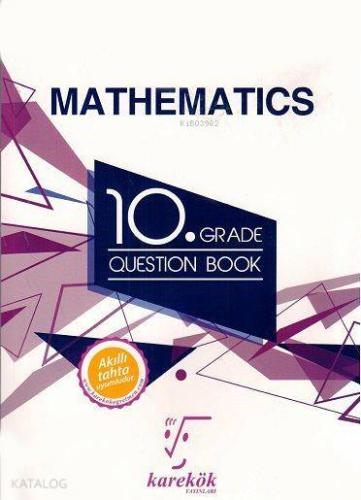 Karekök Yayınları 10. Sınıf Mathematics Grade Qestion Book - Kitapiks.