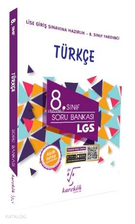 Karekök Yayınları 8. Sınıf LGS Türkçe Soru Bankası Karekök
