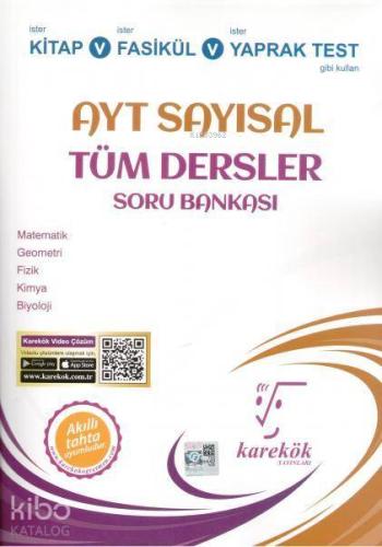 Karekök Yayınları AYT Sayısal Tüm Dersler Soru Bankası Karekök - Kitap
