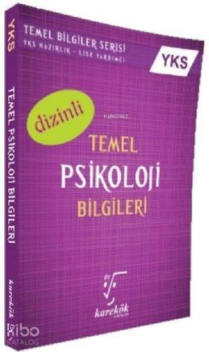 Karekök Yayınları YKS Temel Psikoloji Bilgileri Dizinli Karekök - Kita