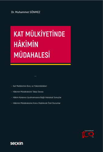 Kat Mülkiyetinde Hâkimin Müdahalesi - Kitapiks.com