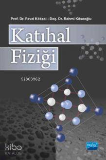 Katıhal Fiziği - Kitapiks.com