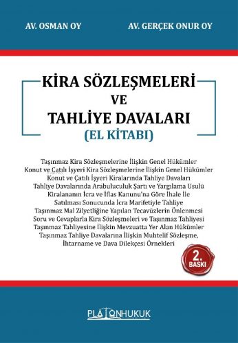 Kira Sözleşmeleri Ve Tahliye Davaları