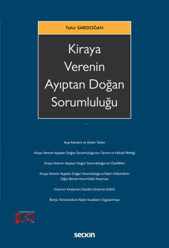 Kiraya Verenin Ayıptan Doğan Sorumluluğu - Kitapiks.com