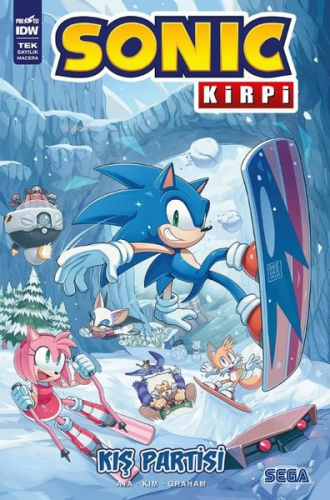 Kirpi Sonic - Kış Partisi - Kitapiks.com