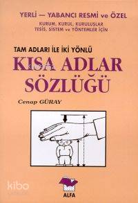 Kısa Adlar Sözlüğü - Kitapiks.com