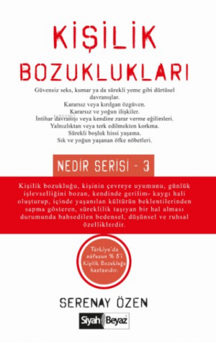 Kişilik Bozuklukları Nedir Serisi - 3 - Kitapiks.com