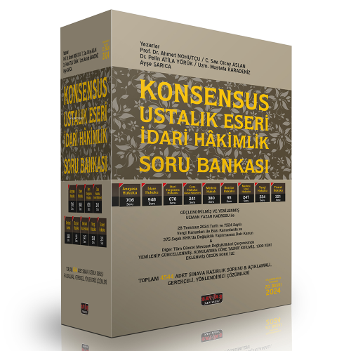 Konsensus Ustalık Eseri İdari Hakimlik Soru Bankası - Kitapiks.com