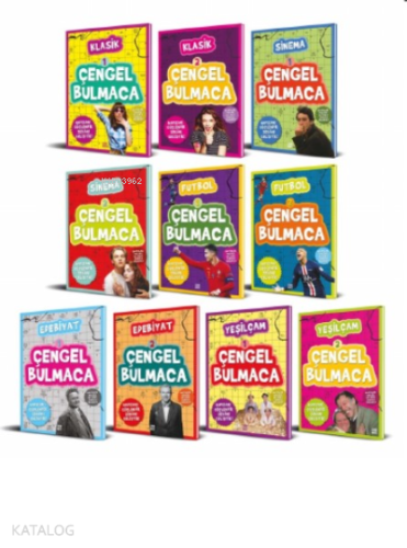 Konulu Çengel Bulmaca Seti ;(10 Kitap Takım)