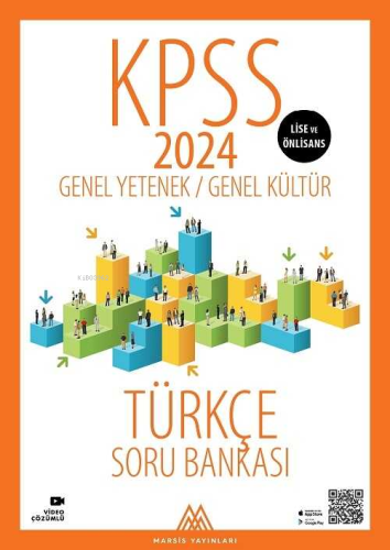 KPSS 2024 Genel Kültür / Genel Yetenek Türkçe Soru Bankası - Kitapiks.
