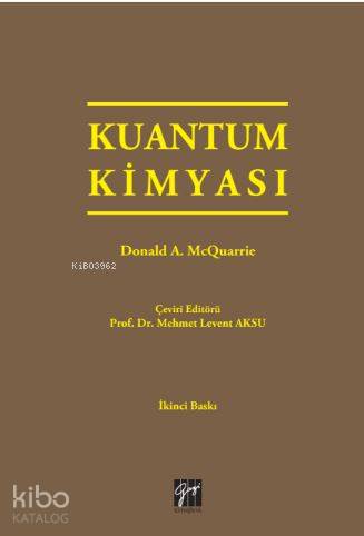 Kuantum Kimyası - Kitapiks.com