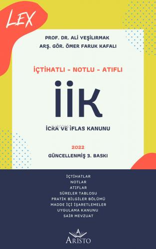 LEX İcra ve İflas Kanunu (İİK) - Kitapiks.com