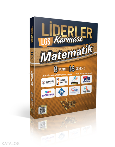 Liderler Karması 8. Sınıf LGS Matematik Denemeleri 8 Yayın 16 Deneme -