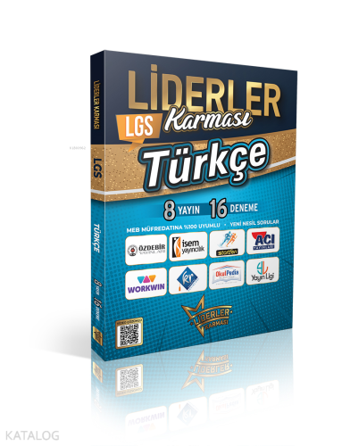 Liderler Karması 8. Sınıf LGS Türkçe 8 Yayın 16 Deneme - Kitapiks.com