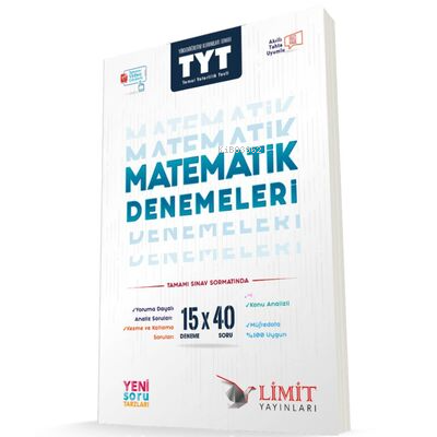 Limit Tyt 15'Li Matematik Denemeleri - Kitapiks.com
