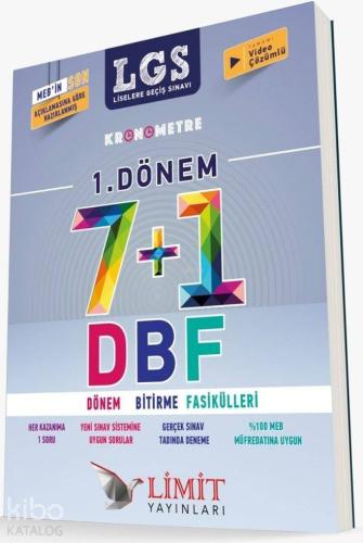 Limit Yayınları 8. Sınıf 1. Dönem LGS Kronometre 7 + 1 DBF Dönem Bitirme Fasikülleri Limit