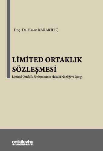 Limited Ortaklık Sözleşmesi - Kitapiks.com